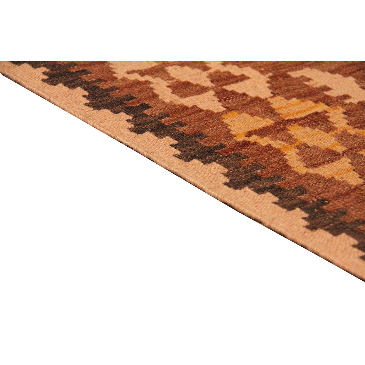 Kilim Hand-Woven Wool Area Rug