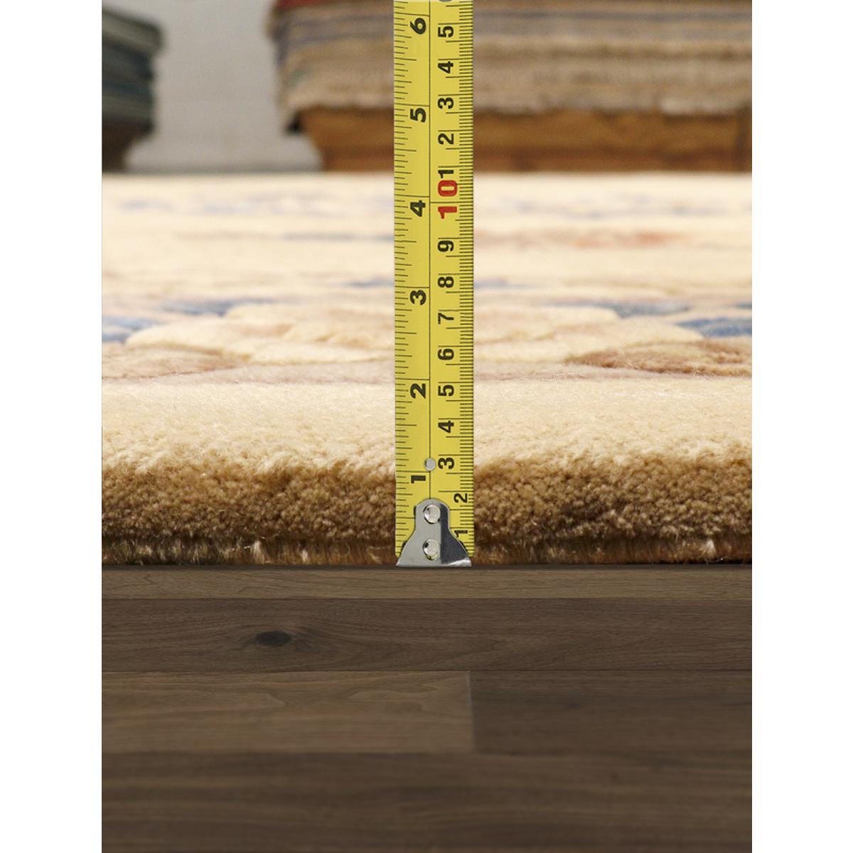 Hand-Knotted Wool Area Rug
