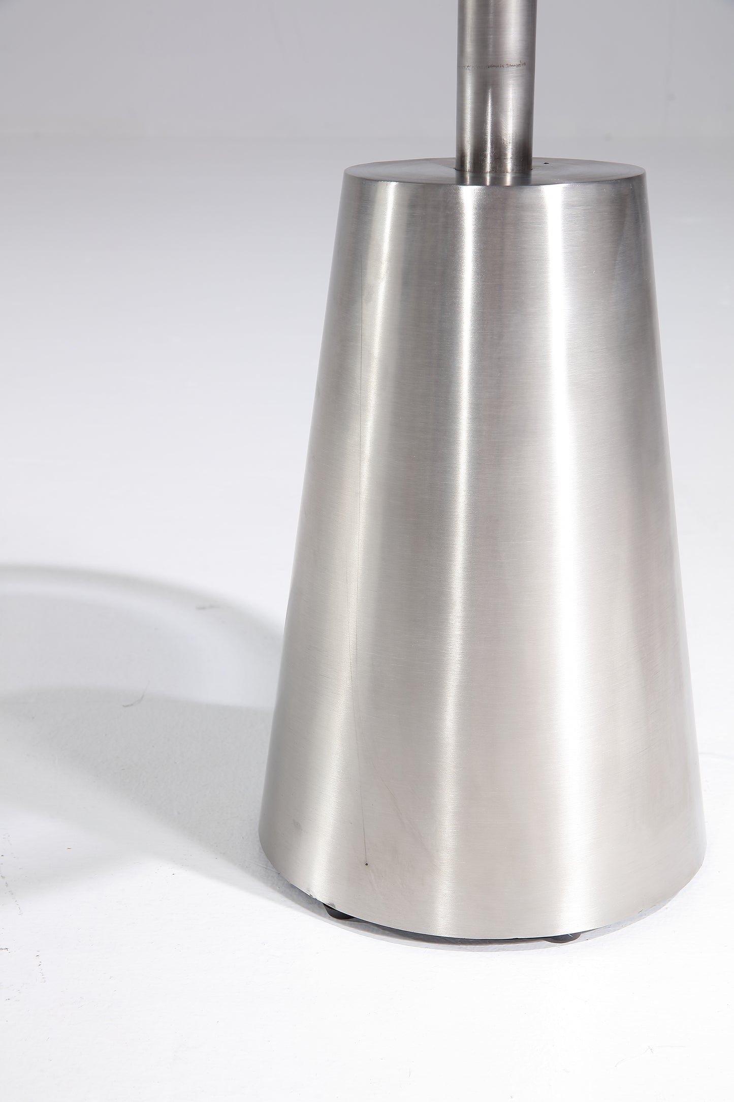 Luxe Glass & Steel End Table