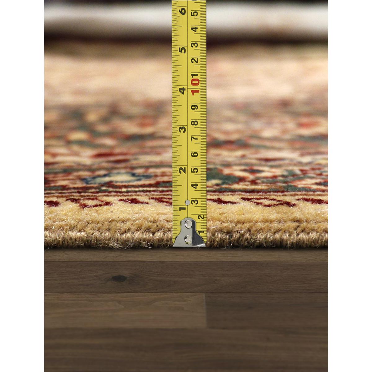 Crown Jewel Agra Collection Hand-Knotted Lamb's Wool Area Rug