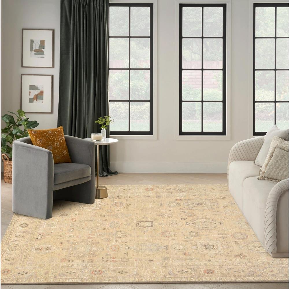 Oushak Cream Area Rug