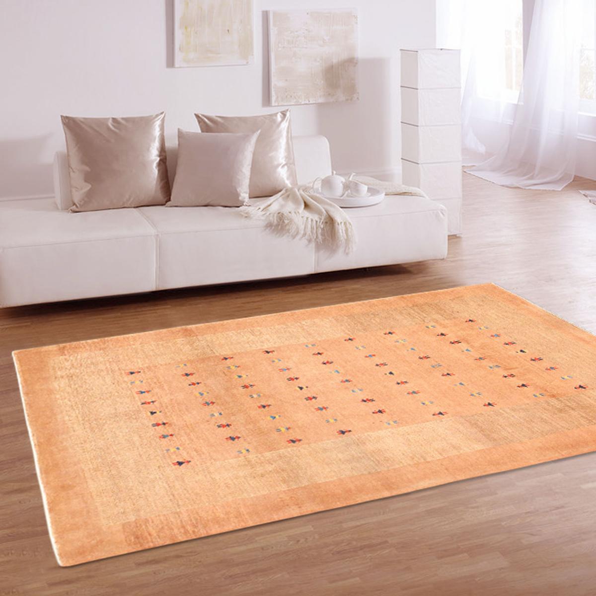 Tribal Hand-Knotted Lamb's Wool Area Rug