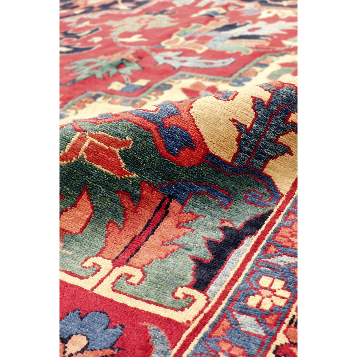 Azerbaijan Hand-Knotted Lamb's Wool Area Rug