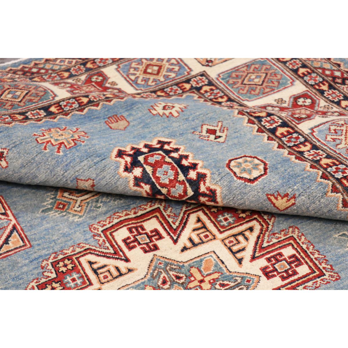 Tribal Hand-Knotted Wool Area Rug