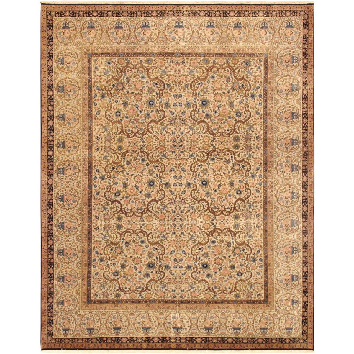 Kermanshah Hand-Knotted Wool Area Rug