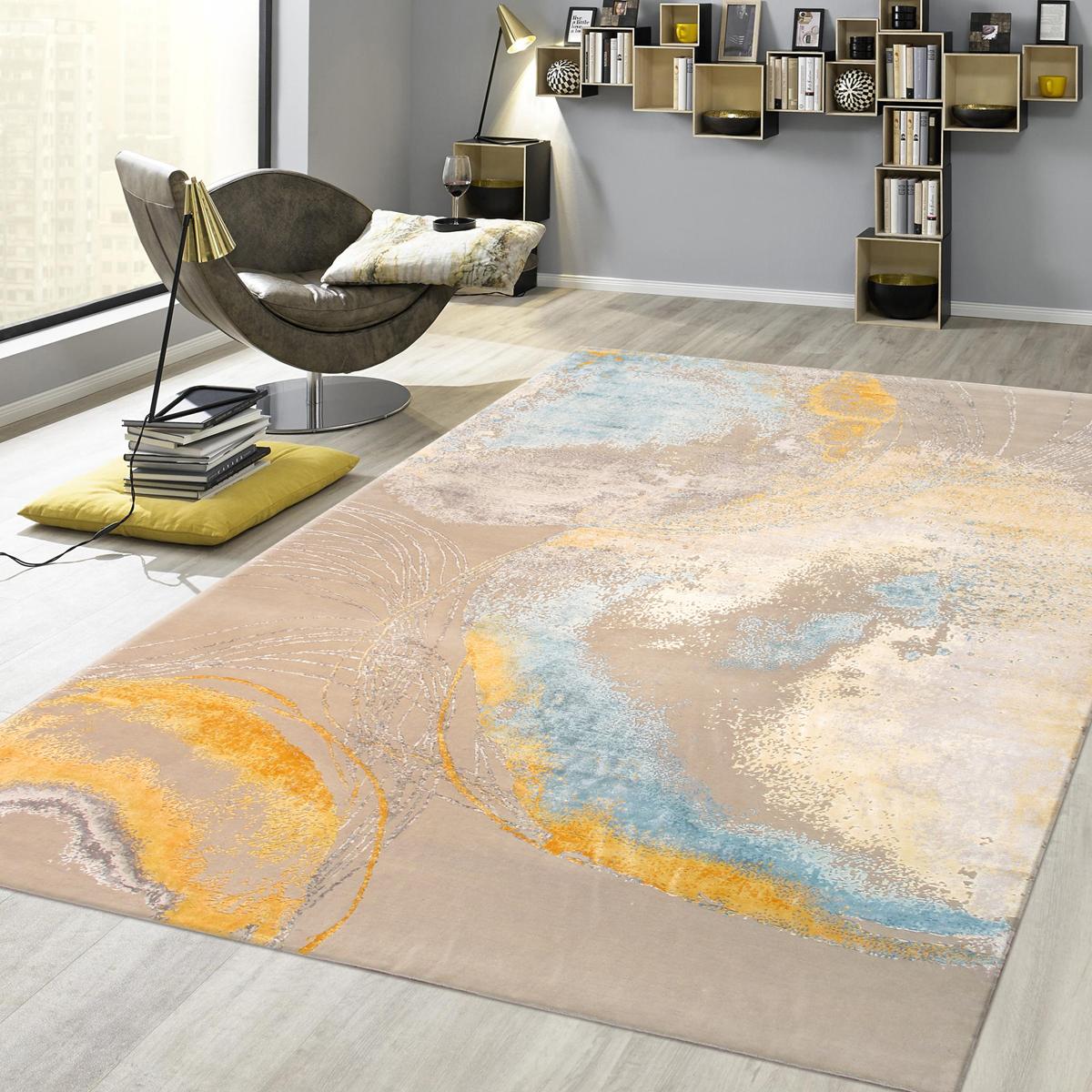 Modern Beige Area Rug