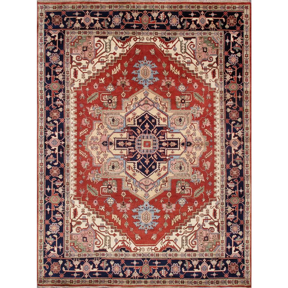 Serapi Hand-Knotted Wool Area Rug