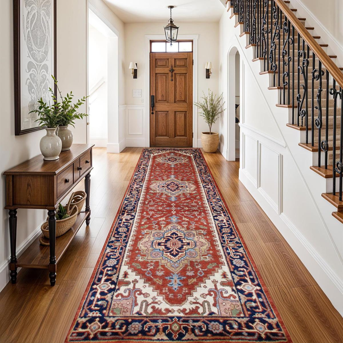 Serapi Hand-Knotted Wool Area Rug