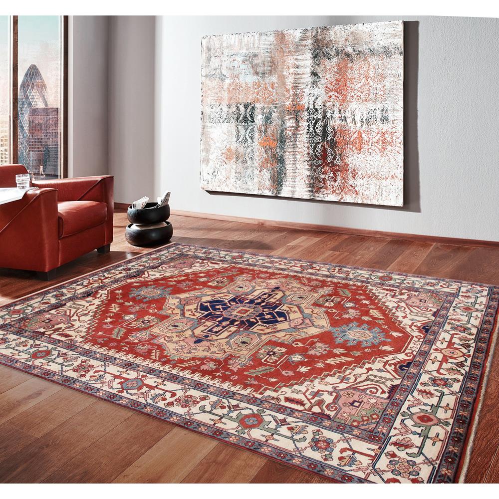 Serapi Hand-Knotted Wool Area Rug