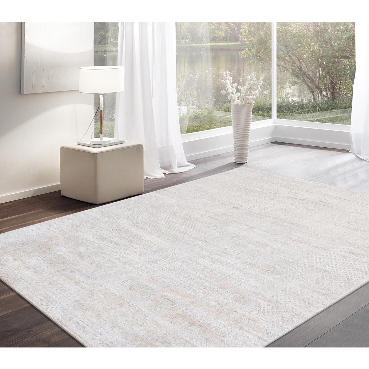 Amari Hand-Loomed Bamboo Silk & Wool Area Rug