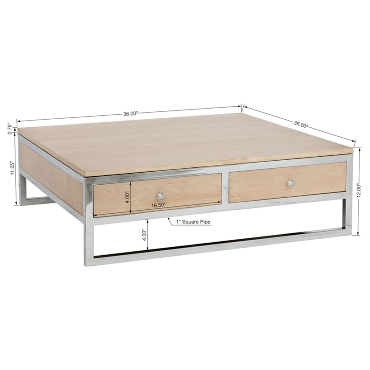 Arden Modern Coffee Table with Drawer