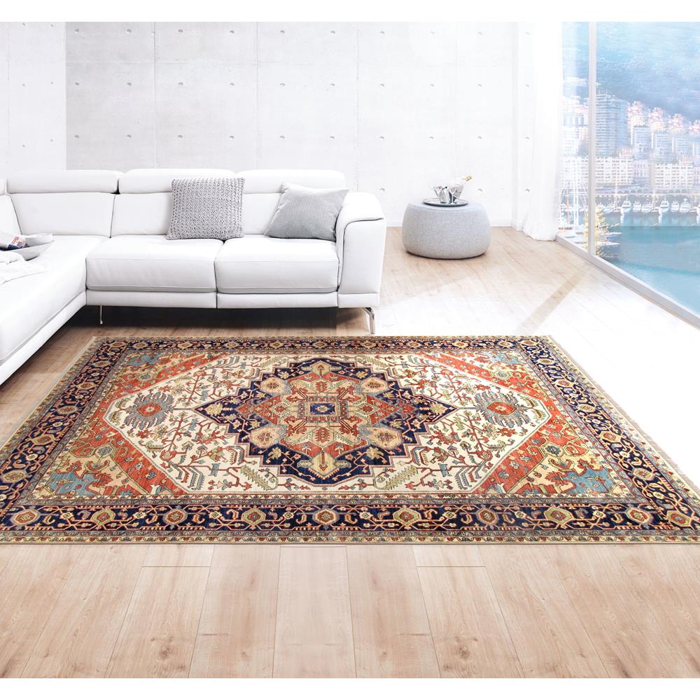 Serapi Hand Knotted Wool Oriental Rug