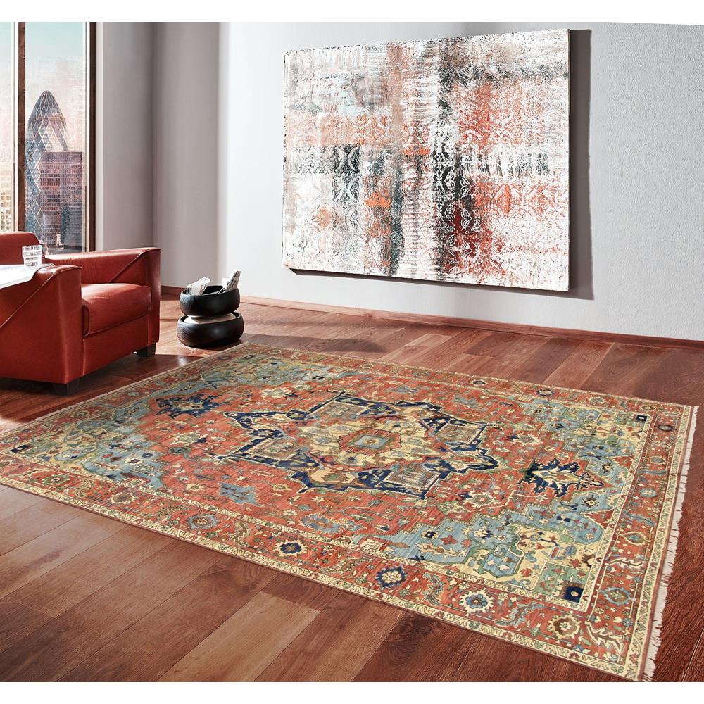 Serapi Hand Knotted Wool Oriental Rug
