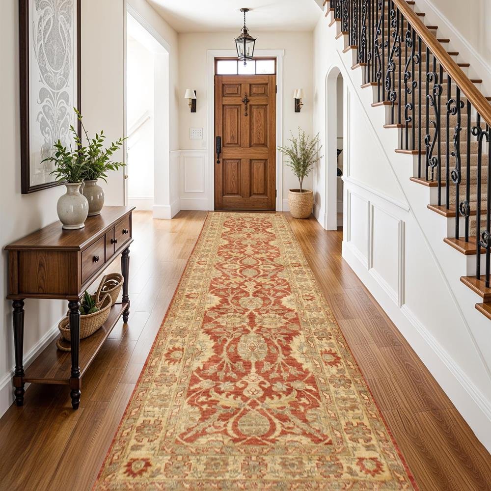 Ferehan Oriental Hand-Knotted Wool Area Rug