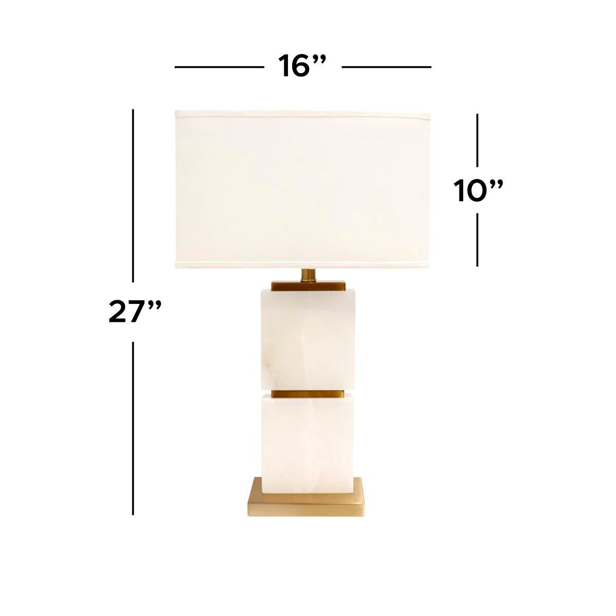 Imperial Metal & Marble Table Lamp