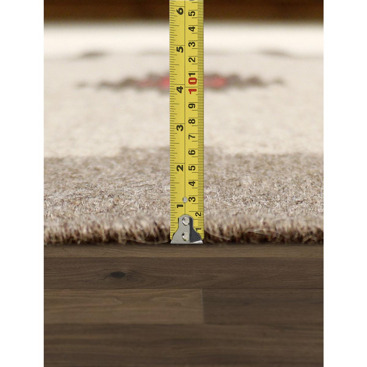 Tuscany Reversible Wool Light Brown/Mocha Area Rug
