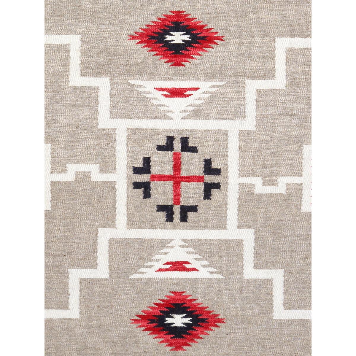 Tuscany Reversible Wool Mocha/Black Area Rug