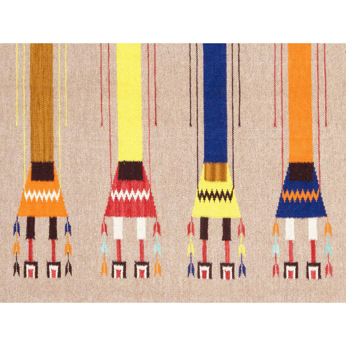Tuscany Reversible Wool Mocha/MultiColor Area Rug