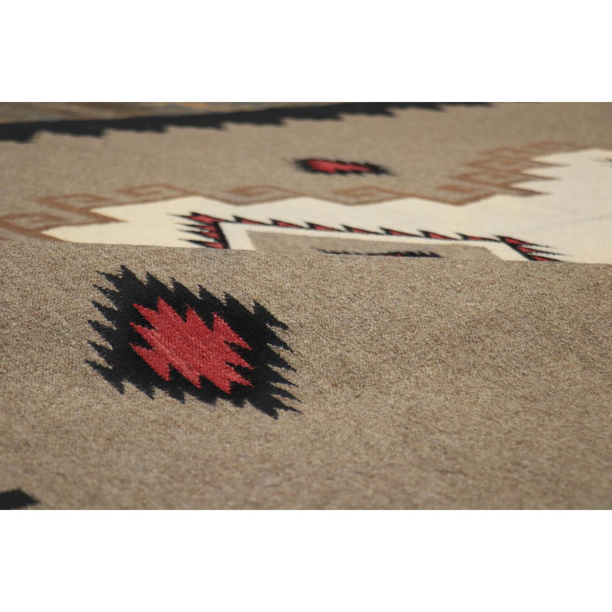 Tuscany Reversible Wool Mocha/Ivory Area Rug