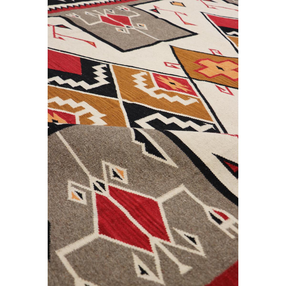 Tuscany Reversible Wool Ivory/MultiColor Area Rug