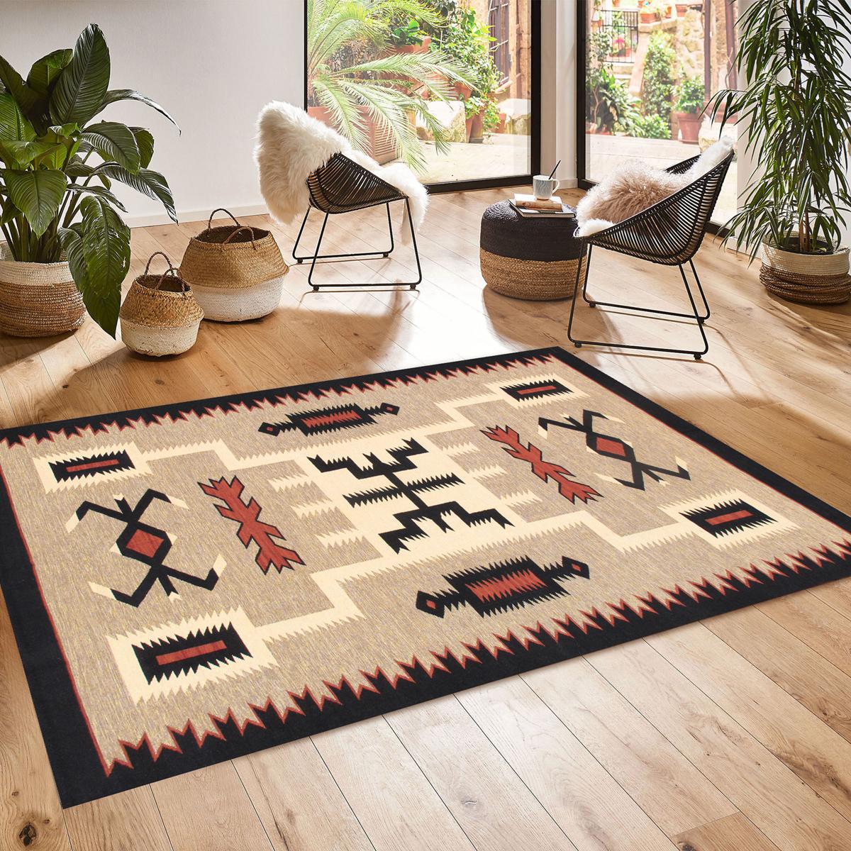 Tuscany Reversible Wool Multi Area Rug