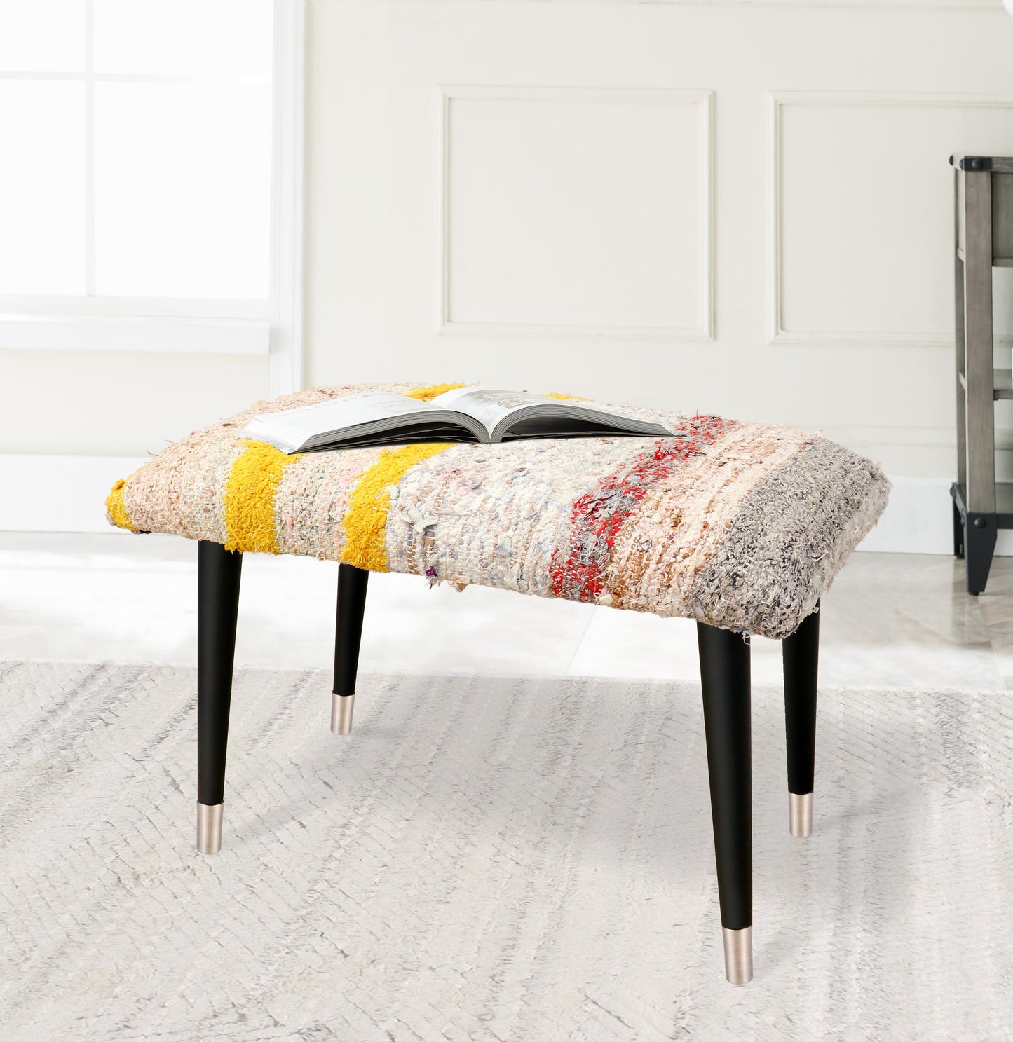 Bosphorus Kilim Cover Ottoman