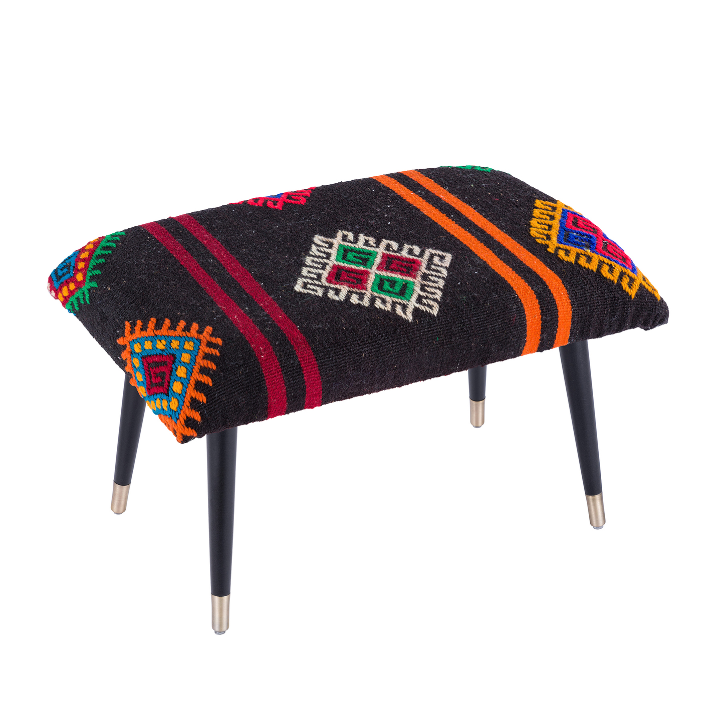 Bosphorus Kilim Cover Ottoman