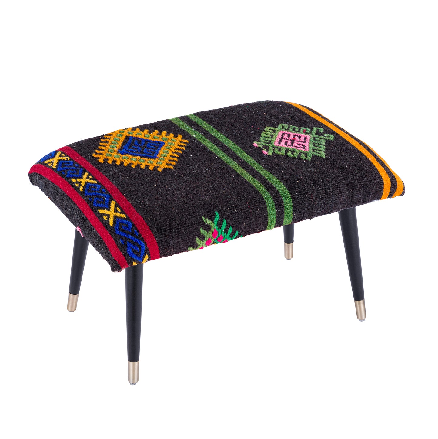 Bosphorus Kilim Cover Ottoman