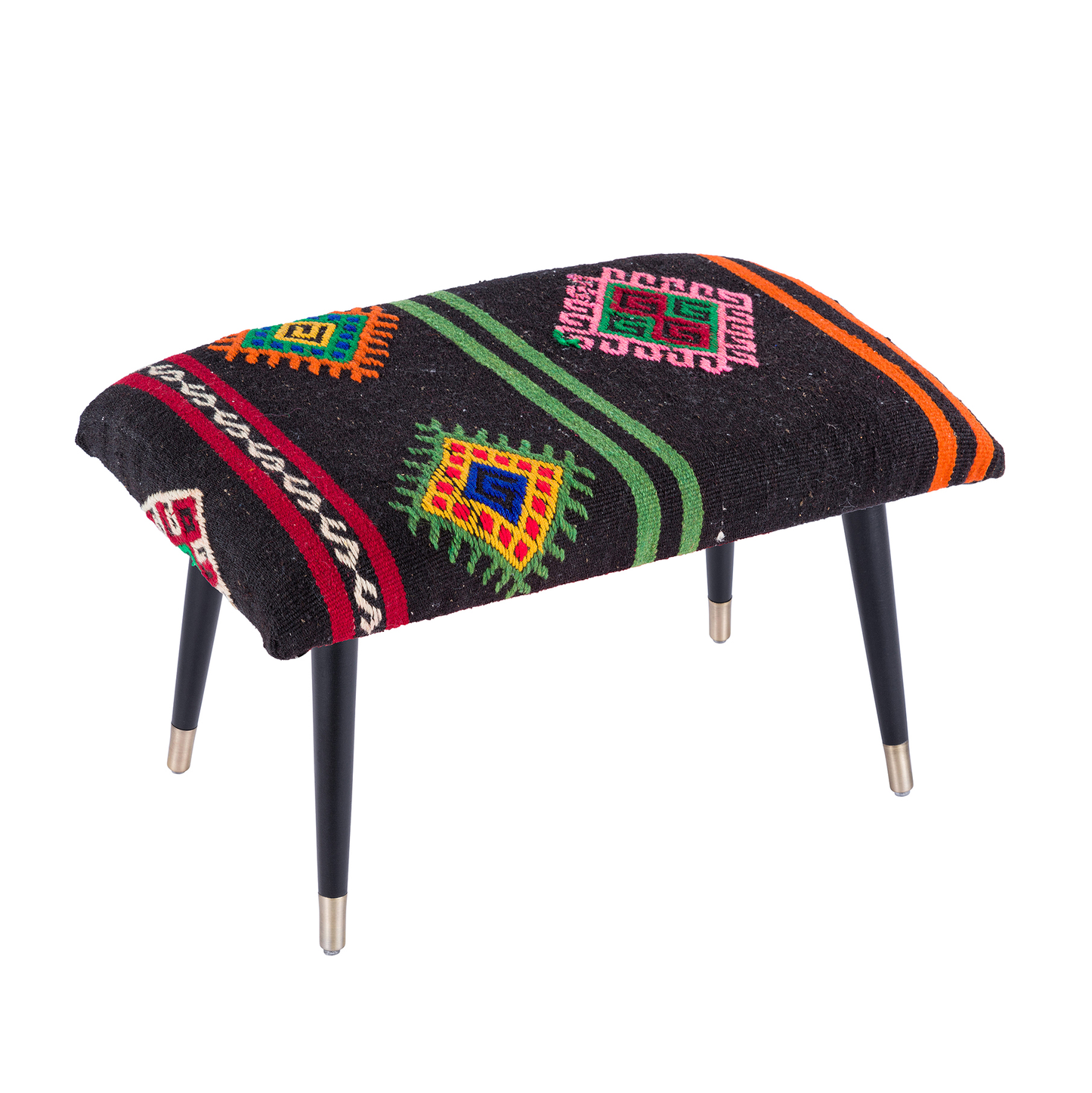 Bosphorus Kilim Cover Ottoman