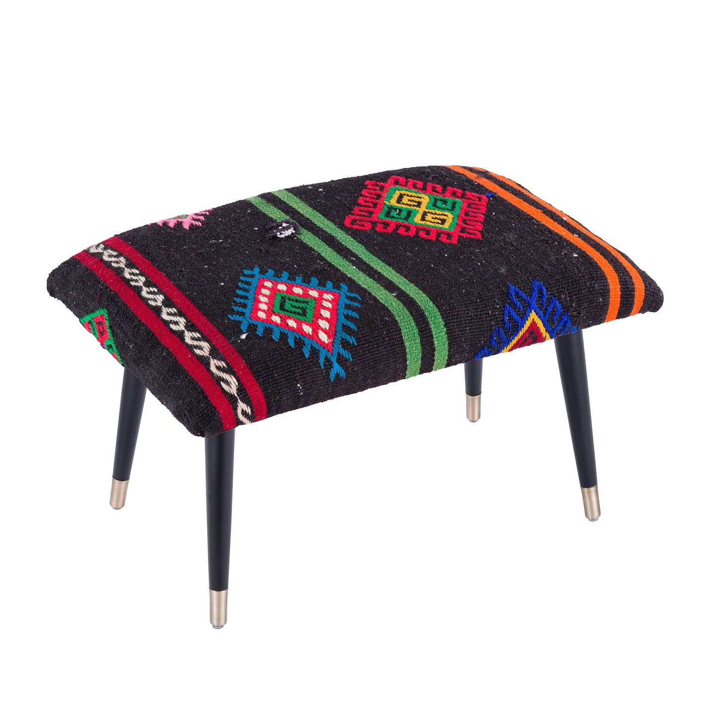 Bosphorus Kilim Cover Ottoman