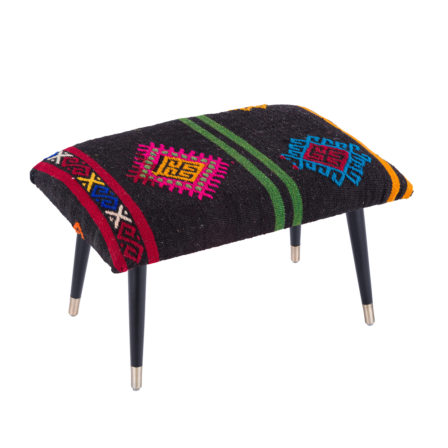 Bosphorus Kilim Cover Ottoman