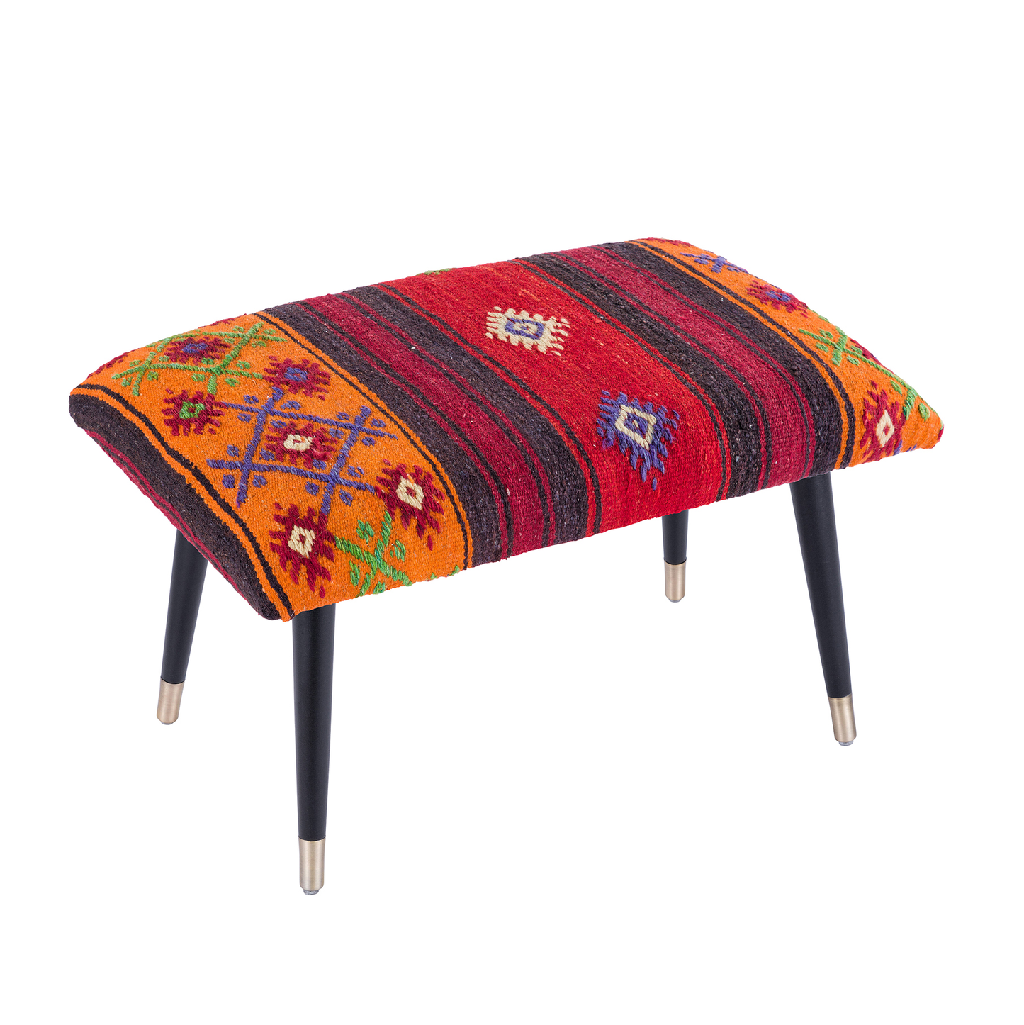 Bosphorus Kilim Cover Ottoman