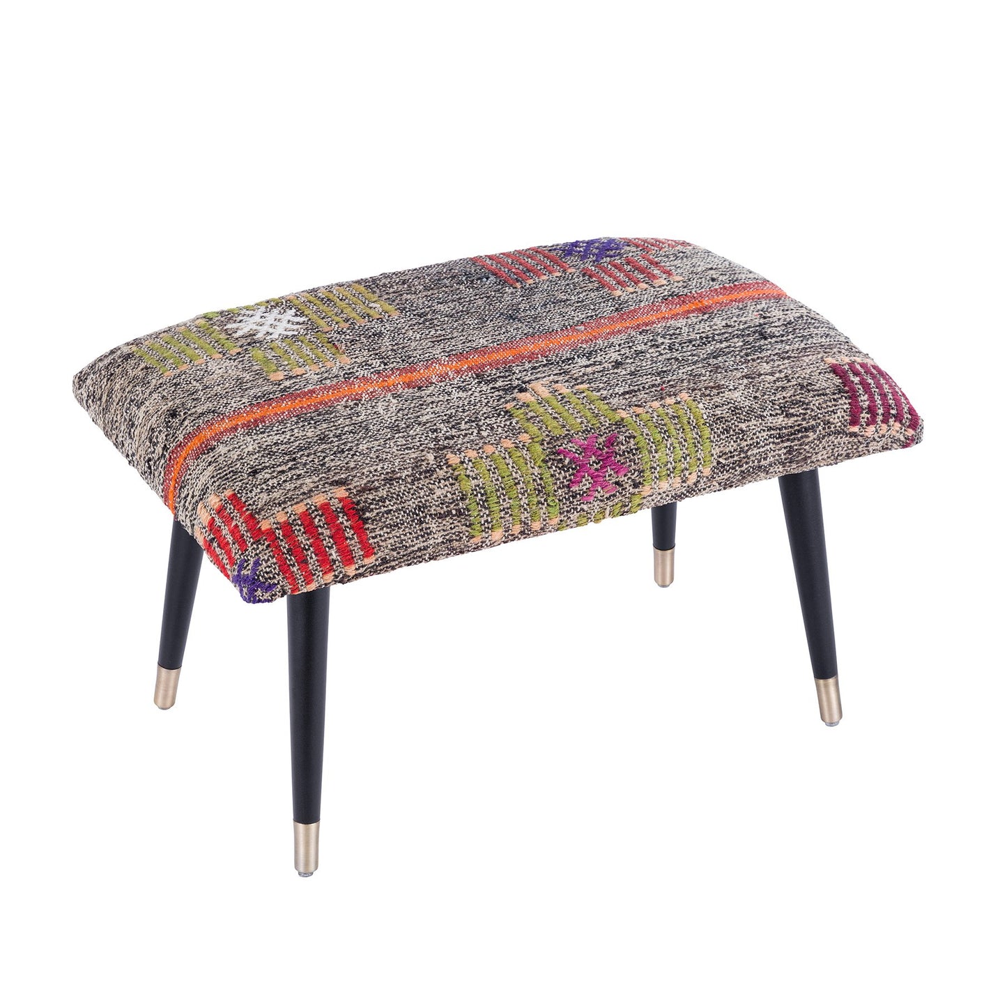 Bosphorus Kilim Cover Ottoman