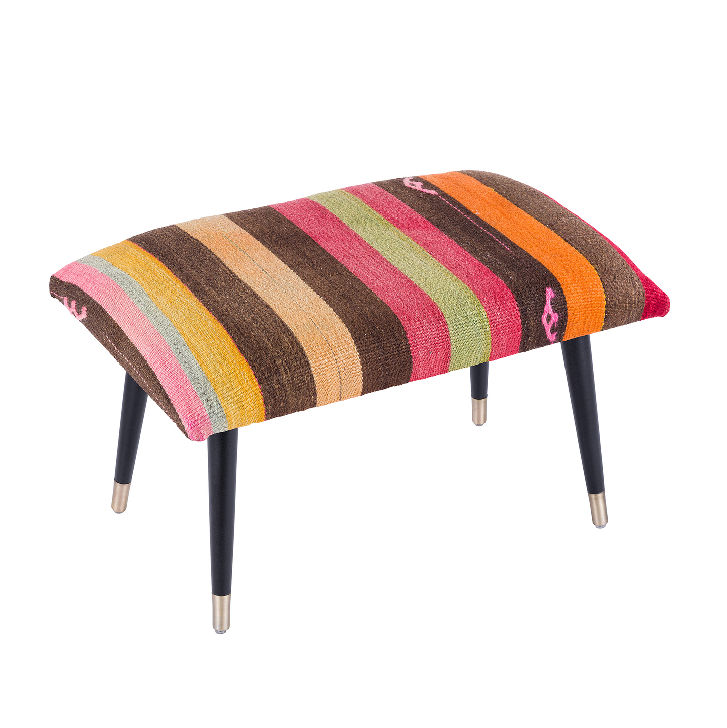 Bosphorus Kilim Cover Ottoman