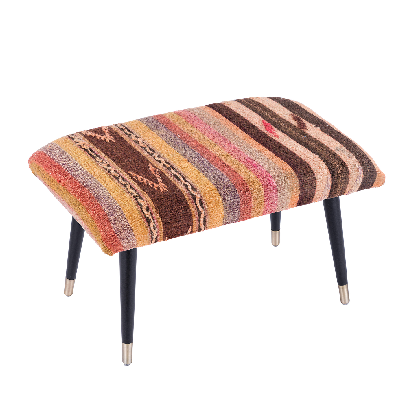 Bosphorus Kilim Cover Ottoman