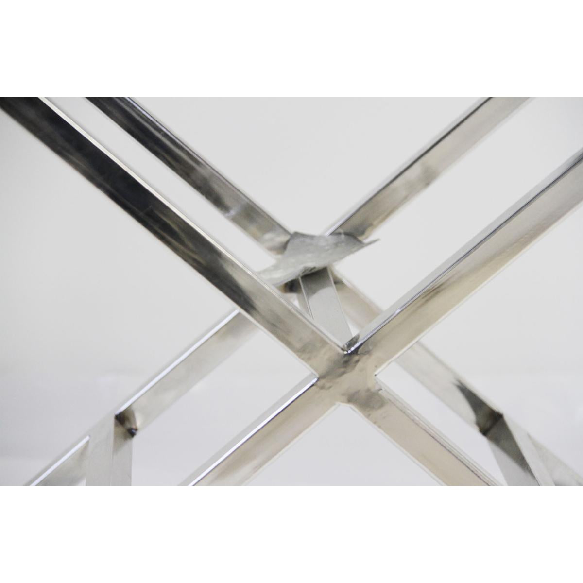Safari Cowhide X-Leg Bench