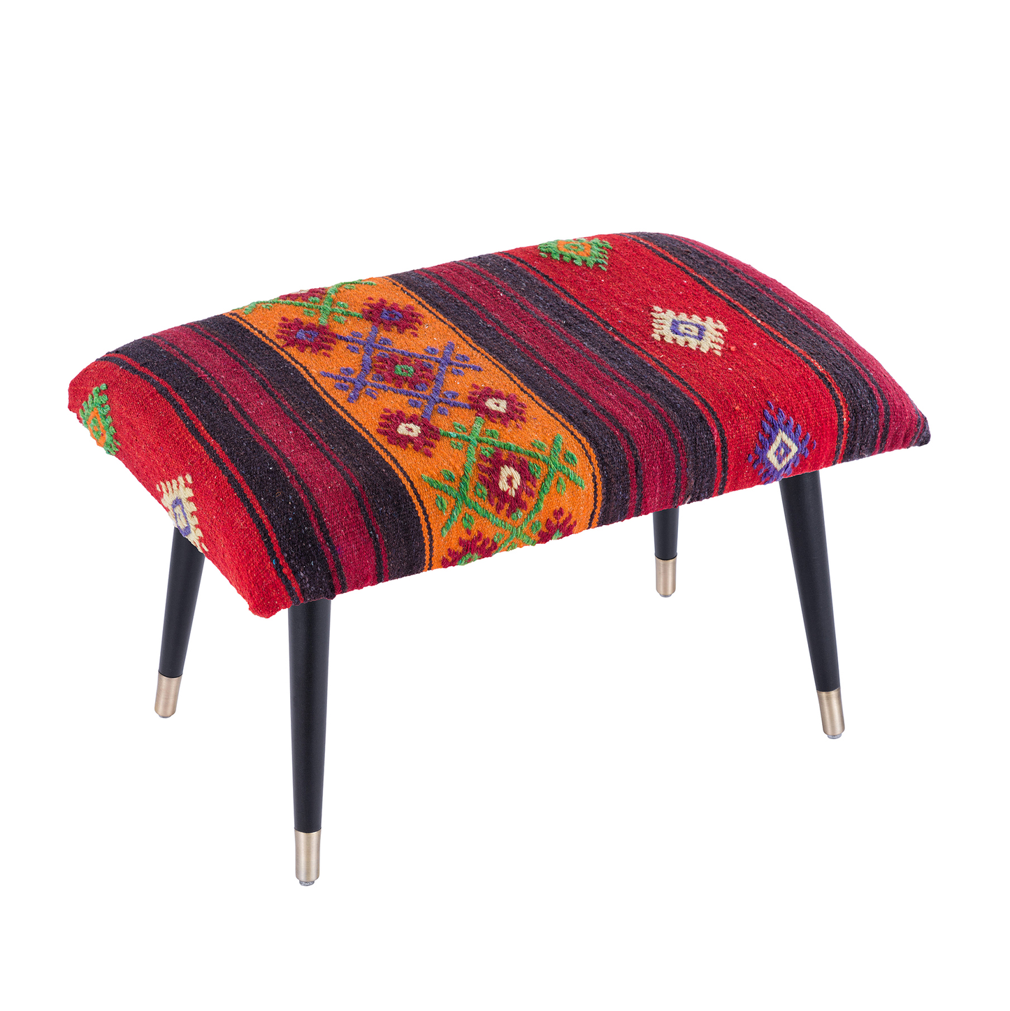 Bosphorus Kilim Cover Ottoman