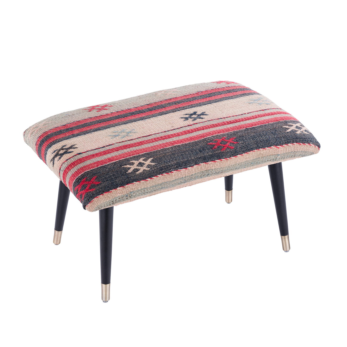 Bosphorus Kilim Cover Ottoman