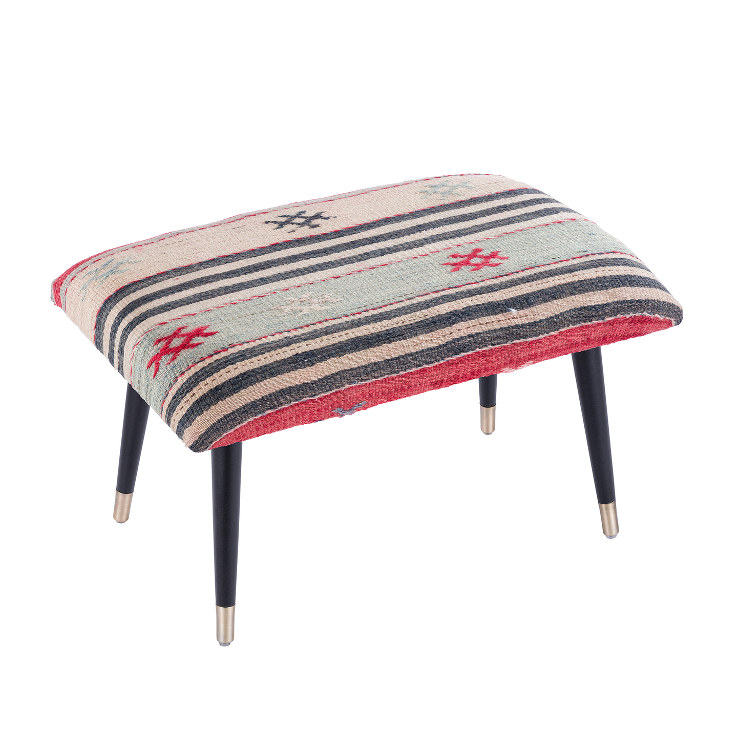 Bosphorus Kilim Cover Ottoman