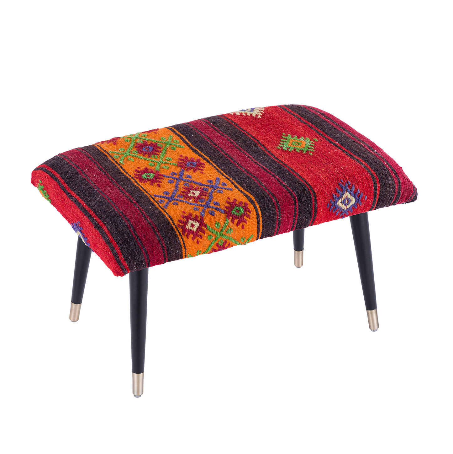 Bosphorus Kilim Cover Ottoman