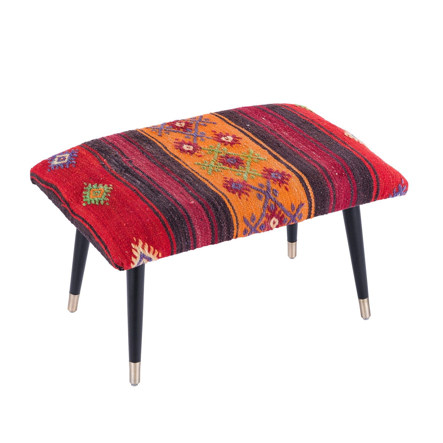 Bosphorus Kilim Cover Ottoman