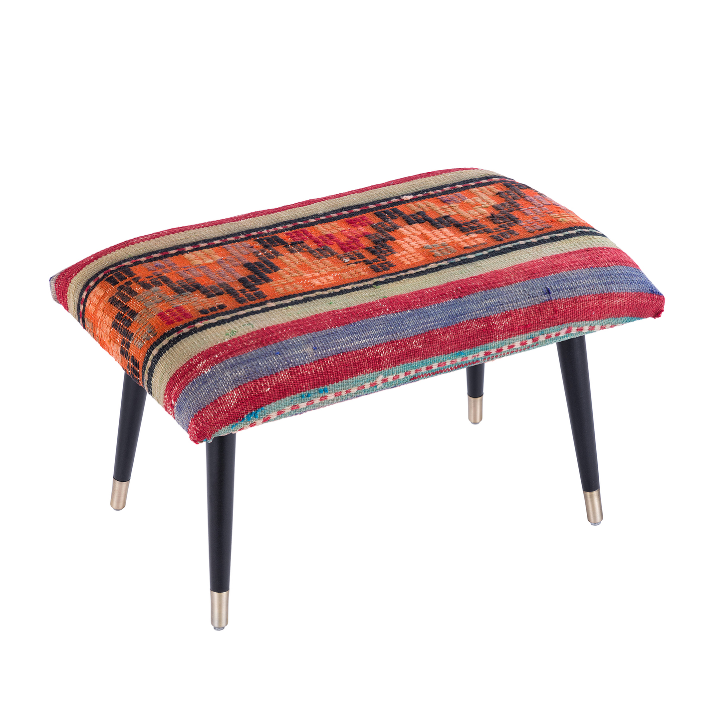 Bosphorus Kilim Cover Ottoman