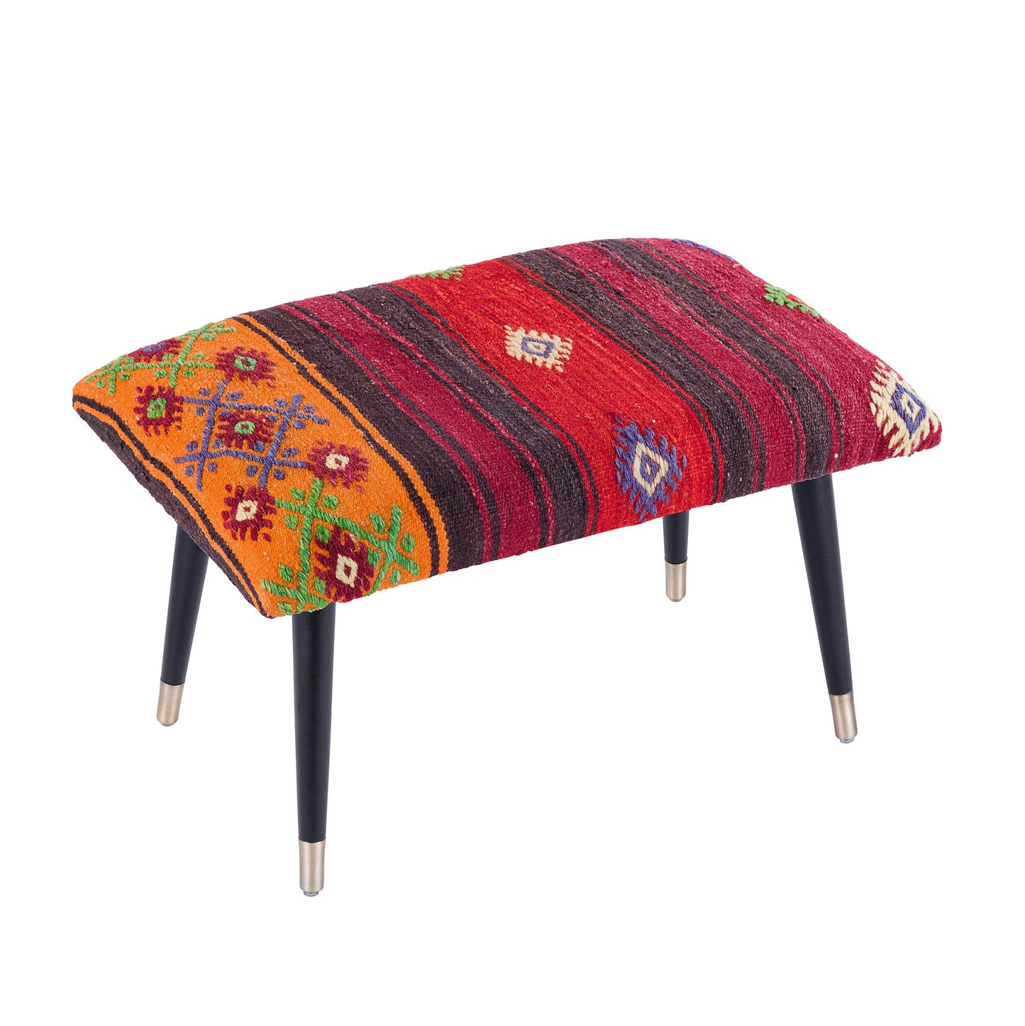 Bosphorus Kilim Cover Ottoman