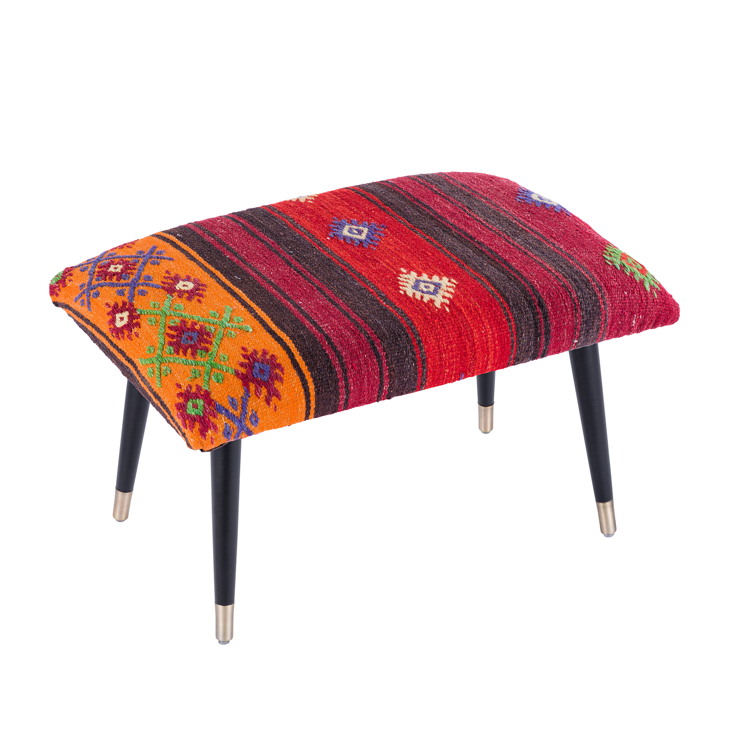 Bosphorus Kilim Cover Ottoman