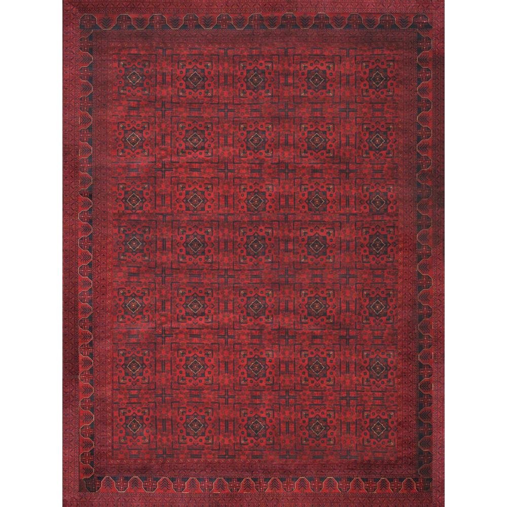 Yamoud Burgundy Area Rug