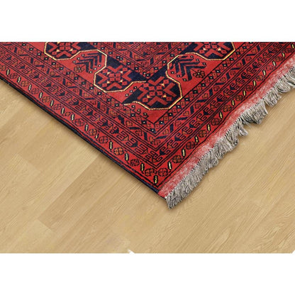 Yamoud Burgundy Area Rug