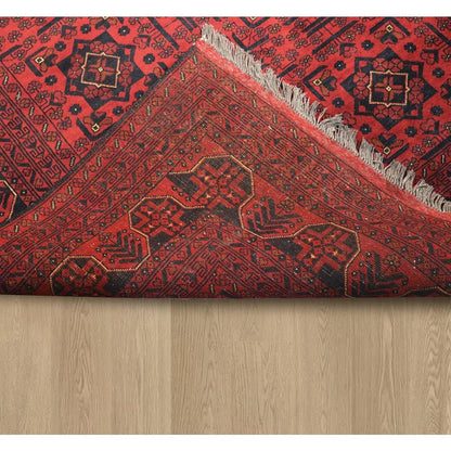 Yamoud Burgundy Area Rug