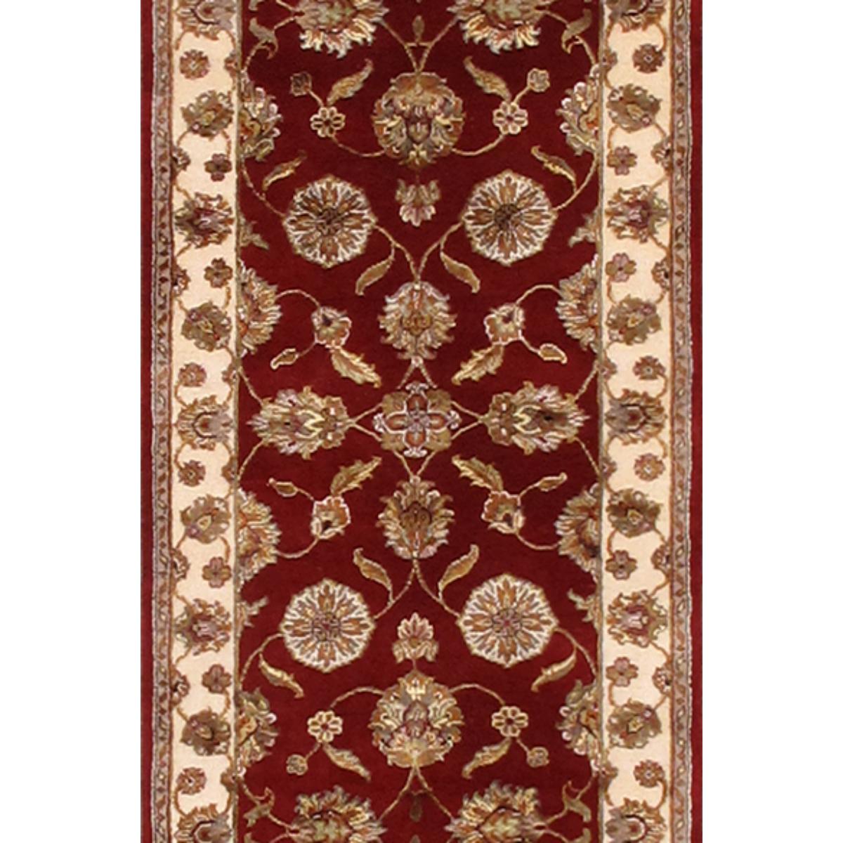 Agra Hand-Knotted Silk & Wool Area Rug