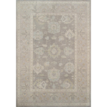 Oushak Hand-Knotted Lamb's Wool Area Rug