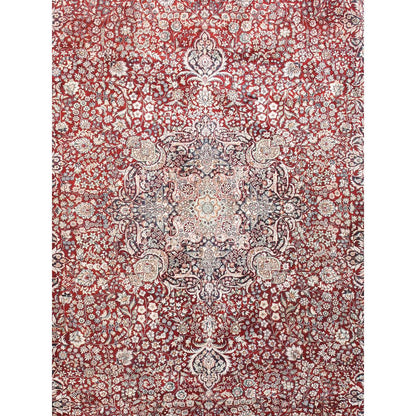Azerbaijan Hand-Knotted Pure Silk Area Rug